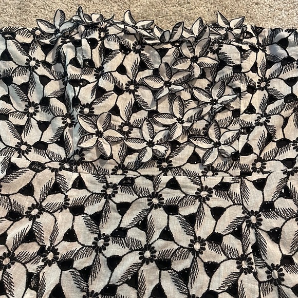 Anthropologie Floral Strapless Dress - Picture 2 of 6